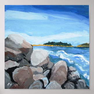 ポファムビーチロックズプリントA.H. '09 ポスター