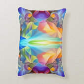 ポフカラフル抽象芸術装飾用クッション アクセントクッション (裏面(縦))