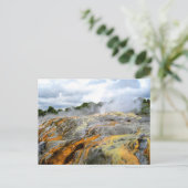 ポフツ・ゲイザー、ロトルア、ニュージーランド ポストカード (スタンド正面)