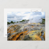 ポフツ・ゲイザー、ロトルア、ニュージーランド ポストカード (正面/裏面)