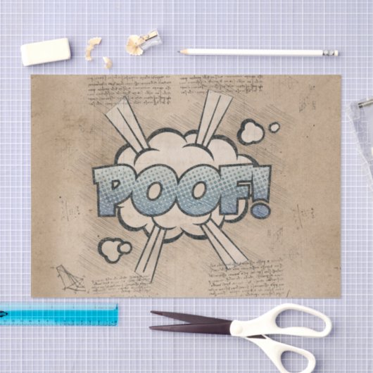 ポフ!ヴィンテージ漫画ブックスチームパンクポップ・アートのアート 薄葉紙 (クラフト)