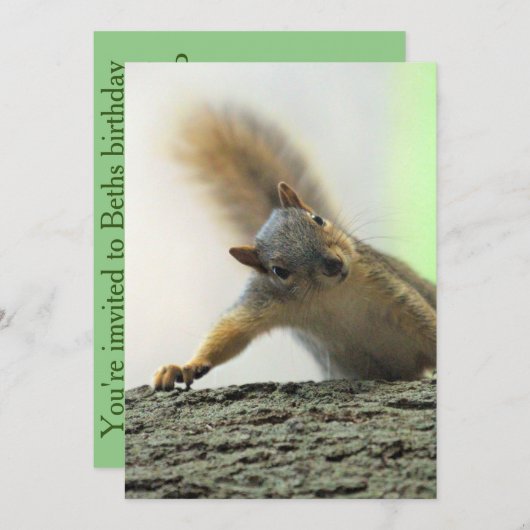 ポフ 招待状 (正面/裏面)