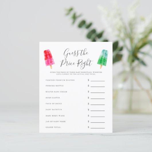 ポプシカラフルクルは正しいゲームを推測する (スタンド正面)