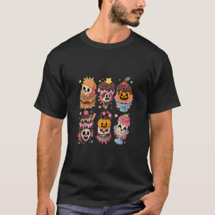 ポプシクルおもしろいサマーホラーハロウィーンアイスクリームS Tシャツ