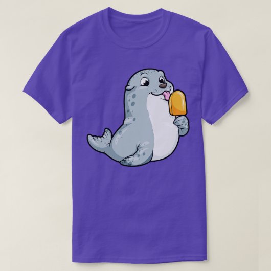 ポプシクルでシール Tシャツ (デザイン正面)