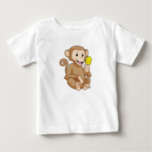ポプシクルで猿 ベビーTシャツ