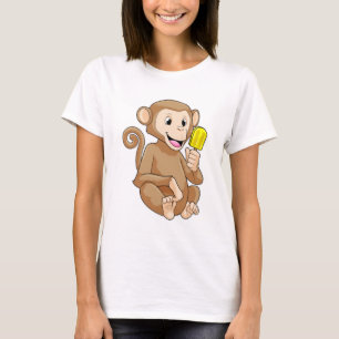 ポプシクルで猿 Tシャツ