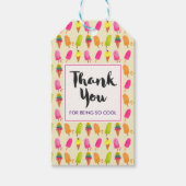 ポプシクルとアイスクリームコオになってくれてありがとう ギフトタグ (正面)