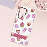 ポプシクルとカップケーキピンク SAMSUNG GALAXY S22 ULTRAケース<br><div class="desc">私たちの非常に親愛甘いPopsiclesとCupcakesピンクのサムスンギャラクシーS22ウルトラケースに自分自身（または誰か）を浸す。このサムスンのケースは、ラズベリーで飾られた柔らかいピンクのカップケーキ、チョコレートのアイシングと散水で染み出るポプシクル、そして美味しいマカロンの盛り合わせで飾られたキャラクターで満ちている。このケースは、お使いのデバイスをノックやスクラップから保護するだけでなく、名前でパーソナライズを可能にし、ユニークなレイヤーを追加する。自分自身のためであろうと、お菓子に対してペンチャントを持つ友人や家族のためであろうと、PopsiclesとCupcakes Pink Samsungのケースは、あなたの毎日のガレージにワクワクと喜びのダッシュを注入するための理想的な手段である。</div>