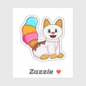 ポプシクルのある猫 シール (シート)