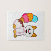 ポプシクルのある猫 ジグソーパズル (横)