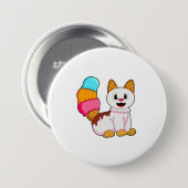 ポプシクルのある猫 缶バッジ (正面&裏面)