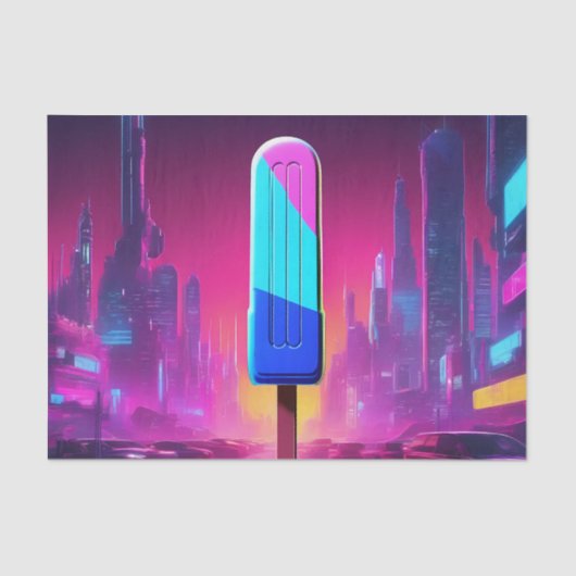 ポプシクルの都市通り 薄葉紙 (正面)