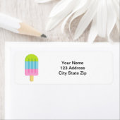 ポプシクルアイスカスタムリー差出人住所ラベル ラベル (インサイチュ)