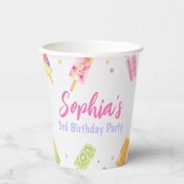 ポプシクルアイスクリームサマーパーティー 紙コップ