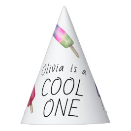 ポプシクルアイスクリーム子供の誕生日 パーティーハット