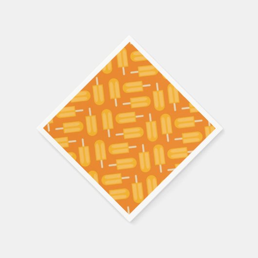 ポプシクルキュートサマー1st誕生日パーティーテーマ スタンダードカクテルナプキン (角)