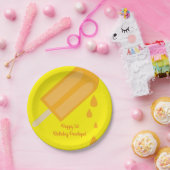 ポプシクルキュート子供の誕生日パーティー ペーパープレート (パーティー)