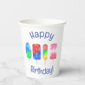 ポプシクルサマーパーティー 紙コップ (正面)