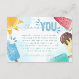 ポプシクルサンキューカードノート エンクロージャーカード