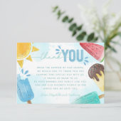 ポプシクルサンキューカードノート エンクロージャーカード (スタンド正面)