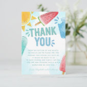 ポプシクルサンキューカードノート エンクロージャーカード (スタンド正面)