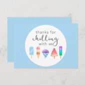 ポプシクルサンキューカード サンキューカード (正面/裏面)