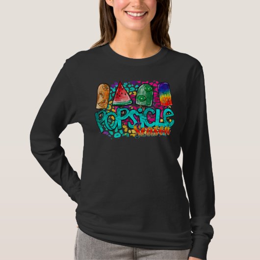 ポプシクルシーズンサマーアイスクリーム Tシャツ (正面)