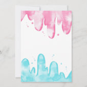 ポプシクルジェンダーの表示パーティー 招待状 (裏面)