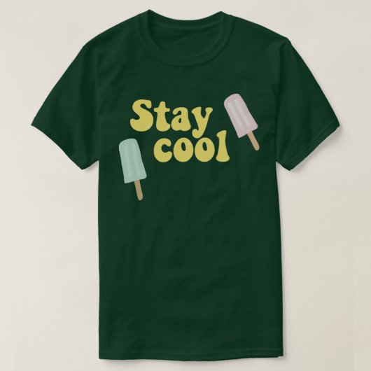ポプシクルステイクールサマー Tシャツ (デザイン正面)