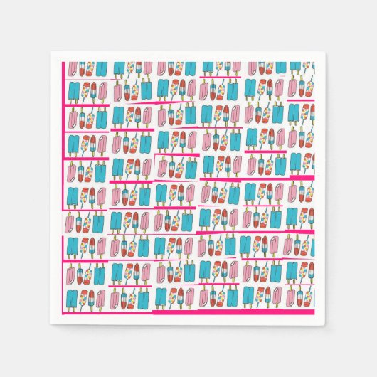 ポプシクルズナプキン スタンダードカクテルナプキン (正面)