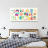 ポプシクルズ水平ストーン抽象芸術プリント キャンバスプリント (インサイチュ (寝室))