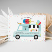 ポプシクルトラック誕生日パーティーの招待状 招待状