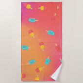ポプシクルドリーム🌞 ビーチタオル (正面)