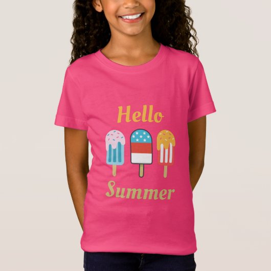 ポプシクルハローサマーTシャツ Tシャツ (正面)