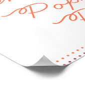 ポプシクルパーティーウェルカムドアサイン ポスター (角)