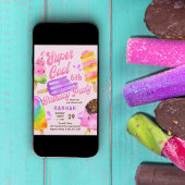 ポプシクルパーティー任意の年齢の女の子のすごいクール誕生日 招待状