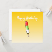 ポプシクルフラットグリーティング誕生日カード カード (正面/裏面インサイチュ)