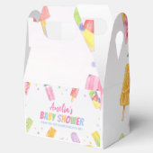 ポプシクルベビーシャワーアイスクリームサマーパーティー フェイバーボックス (オープン)