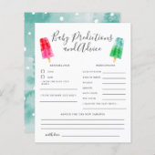 ポプシクルベビー予測とアドバイスカード (正面/裏面)