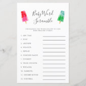 ポプシクルベビー単語スクランブルゲーム (正面)