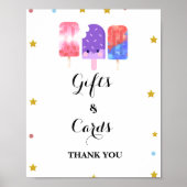 ポプシクルポップ・アートのに準備ベビーシャワーギフト&カード ポスター (正面)