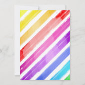 ポプシクルレインボーピンクガール誕生日招待状 招待状 (裏面)