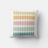 ポプシクルヴィンテージアイスクリームレトロサマーデザイン クッション (正面)