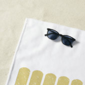 ポプシクルヴィンテージアイスクリームレトロサマーデザイン ビーチタオル (インサイチュ)