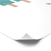 ポプシクルヴィンテージアイスクリームレトロサマーデザイン ポスター (コーナー)