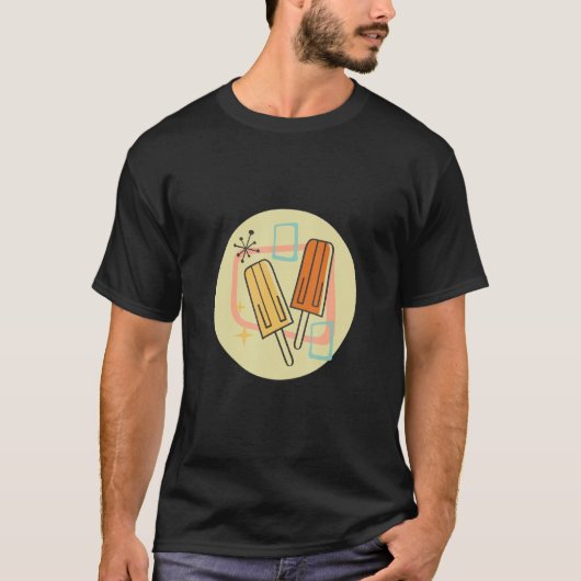 ポプシクル砂漠アイスクリーム Tシャツ (正面)
