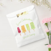 ポプシクル誕生日パーティー フェイバーバッグ (封をした状態)