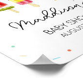 ポプシクル赤ちゃんシャワーへようこそ ポスター (角)