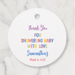 ポプシクル赤ちゃんシャワーアイスクリームサマーパーティー フェイバータグ